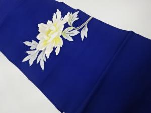 塩瀬金彩手描き牡丹模様名古屋帯